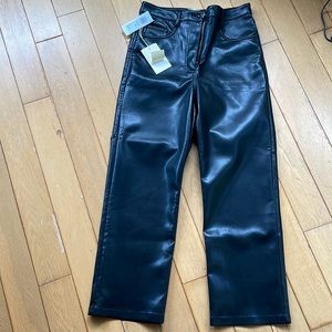 Aritzia Wilfred Melina Vegan Leather Pants